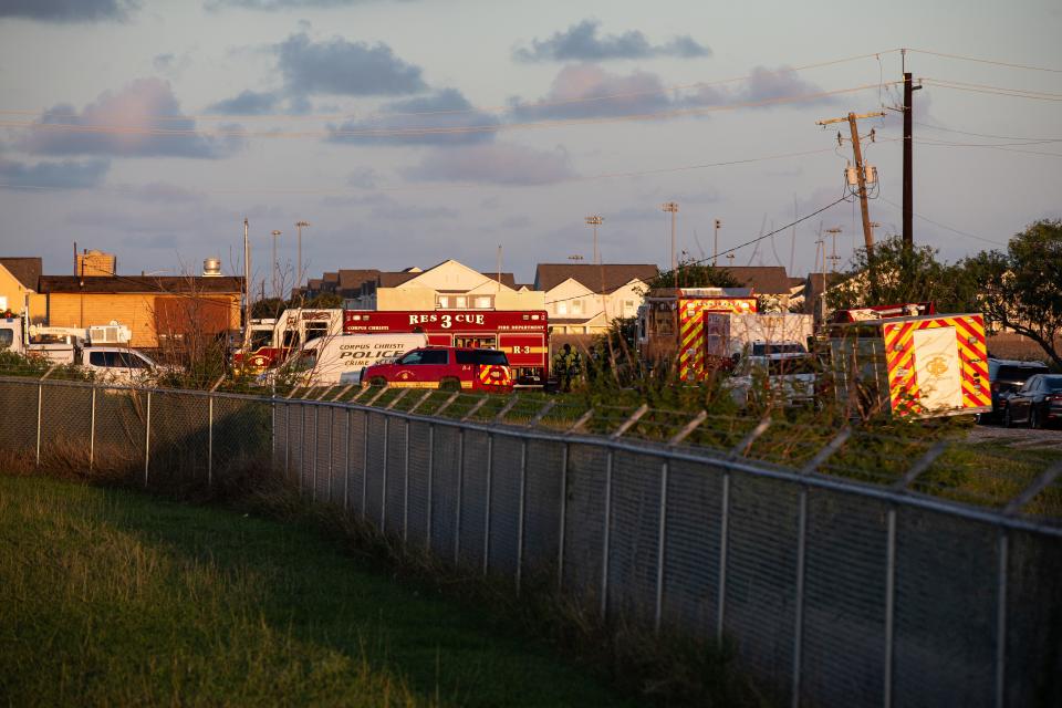 According to Antonio Contreras, spokesman for the Corpus Christi Police Department, human remains were found Monday afternoon by a city employee in a deep pit at a wastewater collection point on Lexington Road near South Padre Island Drive.  Wastewater was drained from the 40-foot-deep wet well so that a fire department hazmat team could retrieve the remains.