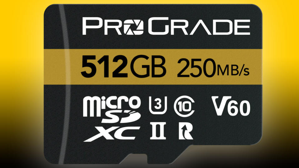 ProGrade Digital microSDXC UHS-II V60 (250MBps) memory card