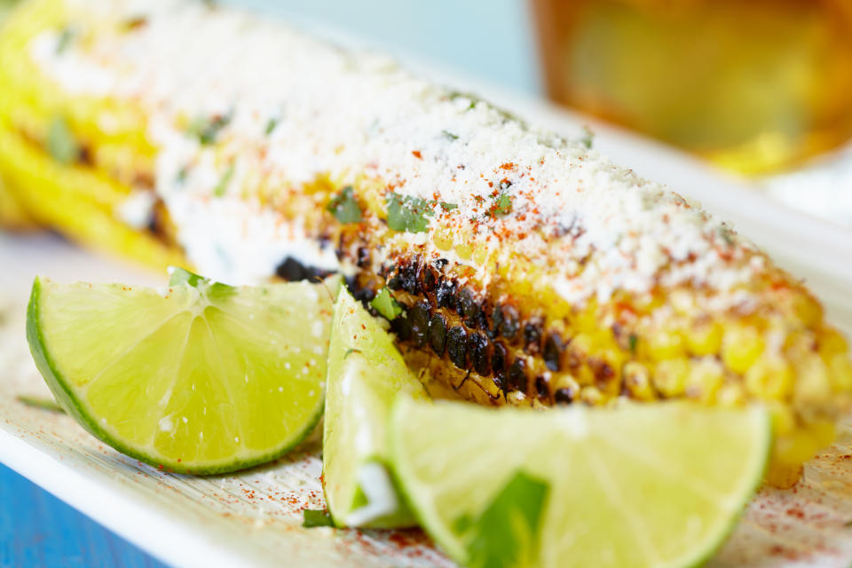 Elote (grilled Mexican street corn)