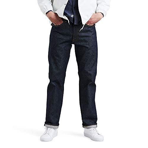 Levi's Men's 501 Original Fit Shrink-to-Fit Jeans, Rigid