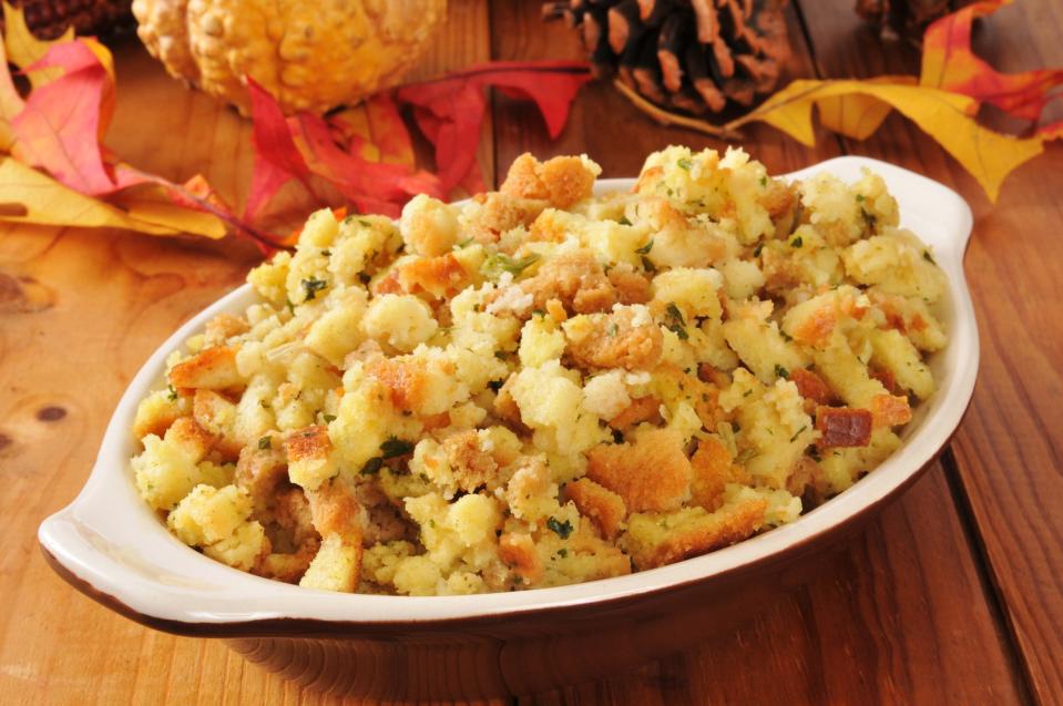 Stuffing to soggy? Cook a little longer while being careful not to burn.