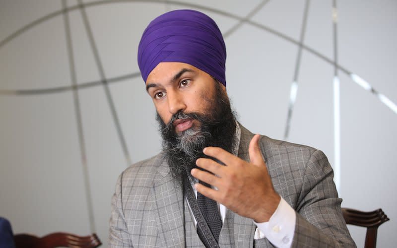 Jagmeet Singh. Photo from Getty Images.