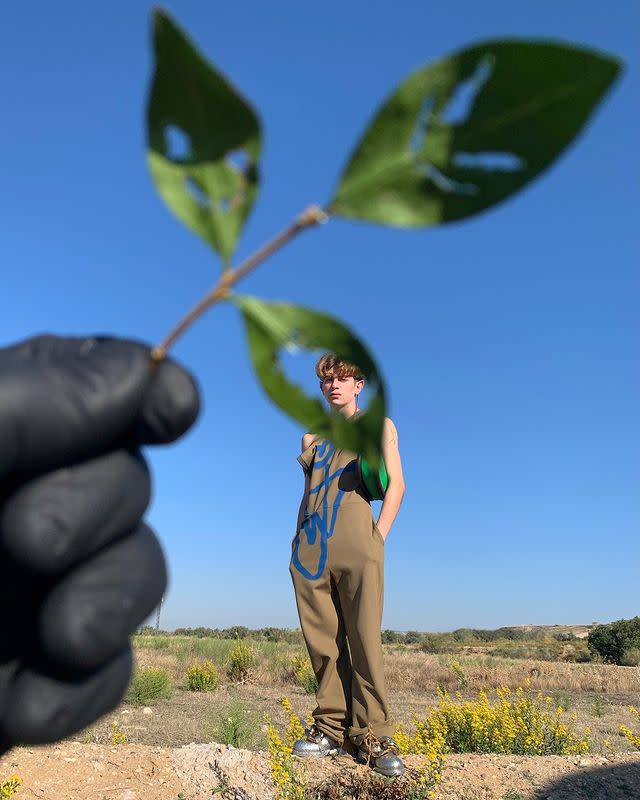 <p>JW Anderson has launched an eco-conscious capsule collection entirely made in the UK. </p><p>Aptly named Made in Britain, the six piece collection was developed in the early stages of the pandemic, with designer Jonathan Anderson keen to support the skills of UK-based craftspeople.</p><p>The limited edition styles are all sustainably made using offcuts and surplus fabrics, featuring spliced, printed and statement-button shirts, dresses and capes (and a penis charm for a touch of Anderson's signature humour).</p><p>The Crown star Emma Corrin has made it known that she's a fan, already seen wearing one of the shirts on Instagram. </p><p>The collection is available exclusively online via Farfetch and JWAnderson.com.</p><p><a class="link " href="https://www.jwanderson.com/gb/sets/made-in-britain" rel="nofollow noopener" target="_blank" data-ylk="slk:SHOP NOW;elm:context_link;itc:0;sec:content-canvas">SHOP NOW</a><br><br></p><p><a href="https://www.instagram.com/p/CXWFq5-DF9u/" rel="nofollow noopener" target="_blank" data-ylk="slk:See the original post on Instagram;elm:context_link;itc:0;sec:content-canvas" class="link ">See the original post on Instagram</a></p>