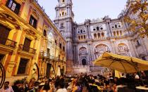 <p>Fly to Madrid for <a rel="nofollow noopener" href="https://www.google.com/flights/#search;f=JFK,EWR,LGA;t=MAD,XOC,XTI;d=2017-04-11;r=2017-04-18;s=0" target="_blank" data-ylk="slk:about $800 round-trip;elm:context_link;itc:0;sec:content-canvas" class="link ">about $800 round-trip</a> from New York City, then rent a car (about $200 a week) or <a rel="nofollow noopener" href="https://www.google.com/maps/dir/Madrid,+Spain/malaga/@38.541683,-6.1598625,7z/data=!4m14!4m13!1m5!1m1!1s0xd422997800a3c81:0xc436dec1618c2269!2m2!1d-3.7037902!2d40.4167754!1m5!1m1!1s0xd72f6698d30d151:0x403d278a576e680!2m2!1d-4.4213988!2d36.7212737!3e3" target="_blank" data-ylk="slk:take the train;elm:context_link;itc:0;sec:content-canvas" class="link ">take the train</a> south to Málaga, a coastal town close to Gibraltar that has a significant British expat population. It also has art — <a rel="nofollow noopener" href="http://www.travelandleisure.com/articles/malaga-new-culture-capital" target="_blank" data-ylk="slk:lots of it;elm:context_link;itc:0;sec:content-canvas" class="link ">lots of it</a>.</p> <p>In addition to gorgeous natural attributes, southern Spain also has beautiful Islamic architecture. (Architecture fans should visit the Alhambra in Granada and the Mezquita in Córdoba if they've got the time.)</p>