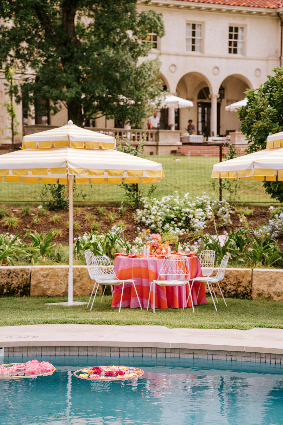 The Commodore Perry Estate, Auberge Resorts Collection, the setting for Moda Operandi’s luncheon for Brandon Maxwell. - Credit: Kristen Kilpatrick Photography 2022©