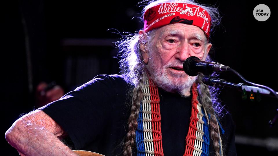 Country musician Willie Nelson is the headlining act of the Outlaw Music Festival, a touring country music festival.