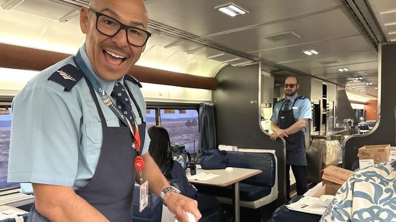 Amtrak dining room attendant