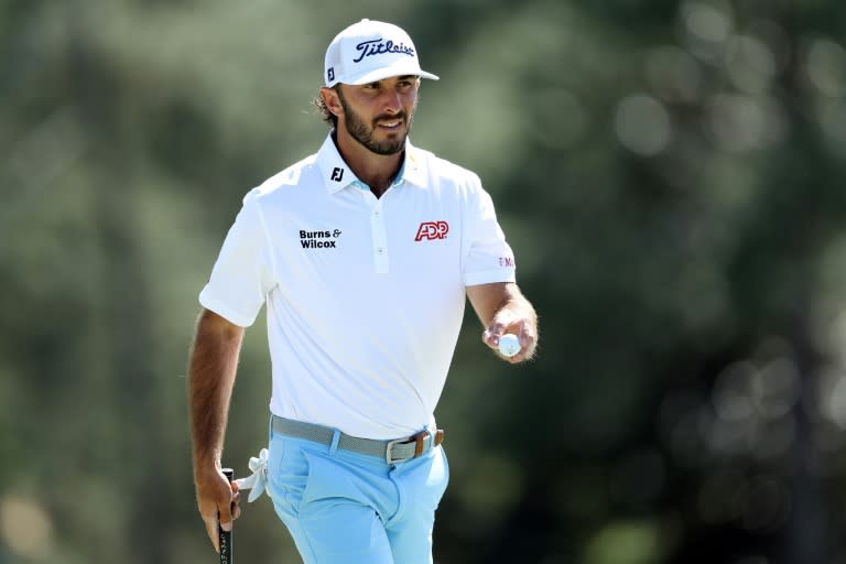 Max Homa is in contention for the green jacket after four years of struggles at Augusta. (Warren Little)