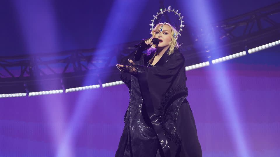 Madonna's tour was delayed after she was hospitalized in July. - Kevin Mazur/WireImage/Getty Images