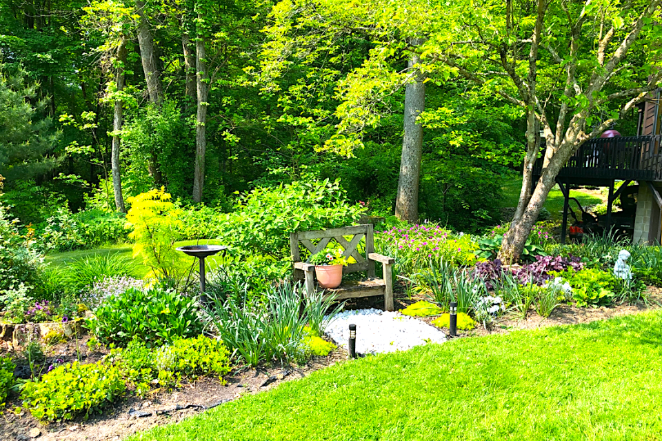 The garden of Brian and Saraetta Raber of Millersburg is one of the stops along the 2023 Garden Tour, which benefits OneEighty.