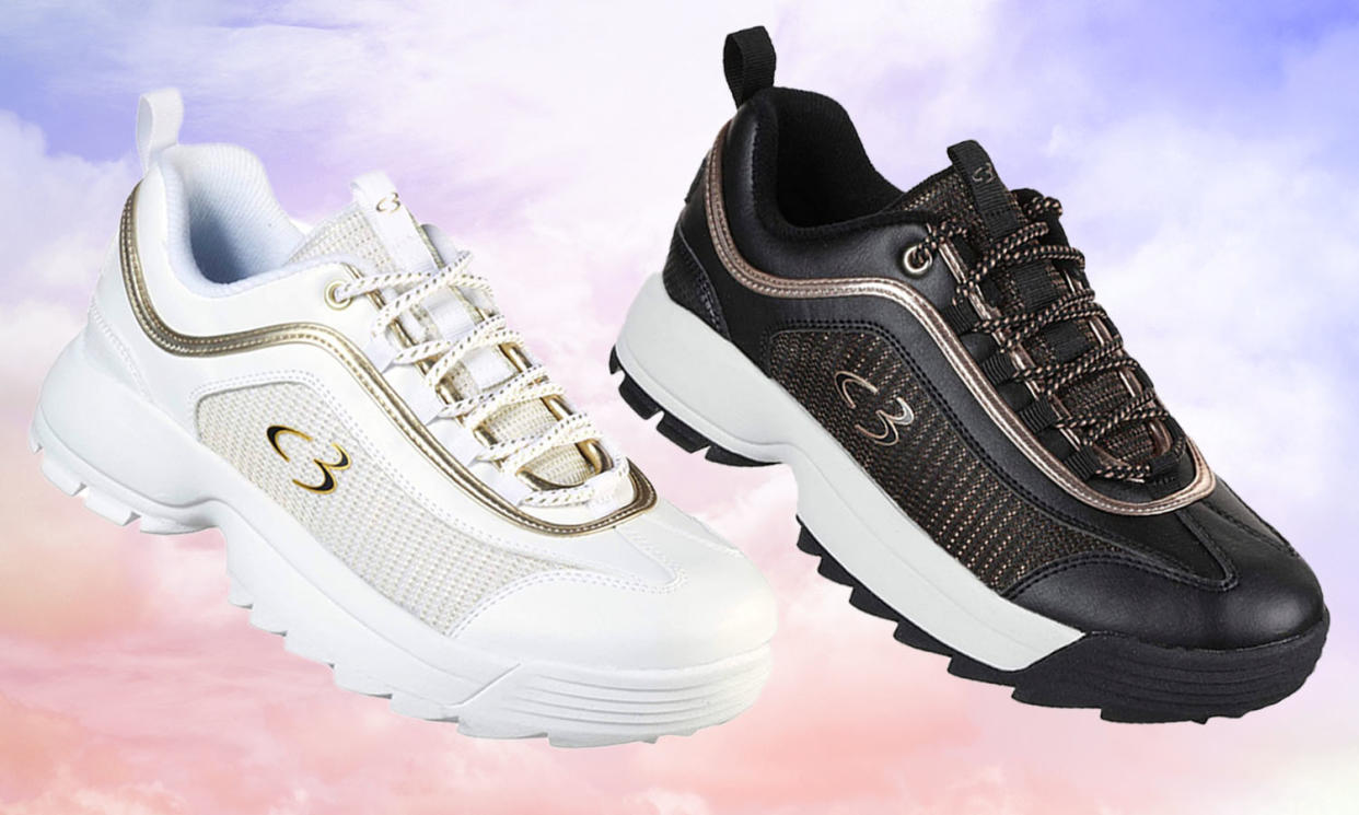 The Concept 3 by Skechers Women's Beyond Fresh Lace-up Fashion Sneaker make it feel like you're walking on clouds. (Photo: Amazon/Getty)