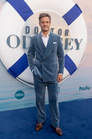 <p>Emma McIntyre/Getty</p> Joshua Jackson attends the premiere for ABC's 'Doctor Odyssey' at Bel-Air Bay Club on September 18, 2024