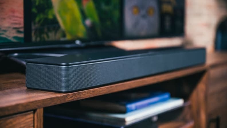 Bose's Smart Soundbar 300 maintains a simple, attractive design.