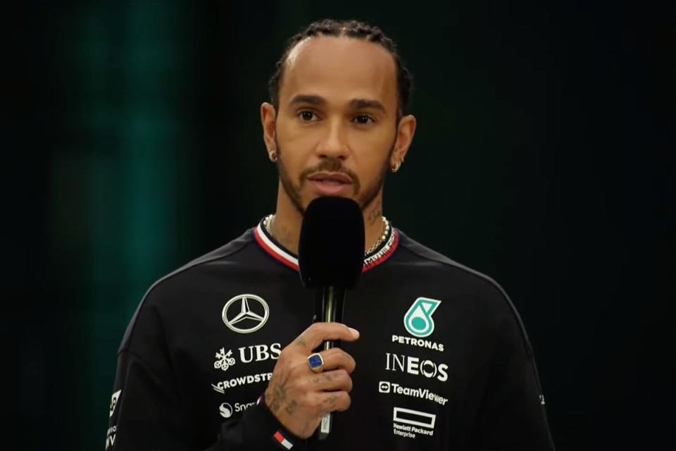Ο Lewis Hamilton ξεκινά την τελευταία του χρονιά στη Mercedes (Mercedes/YouTube)