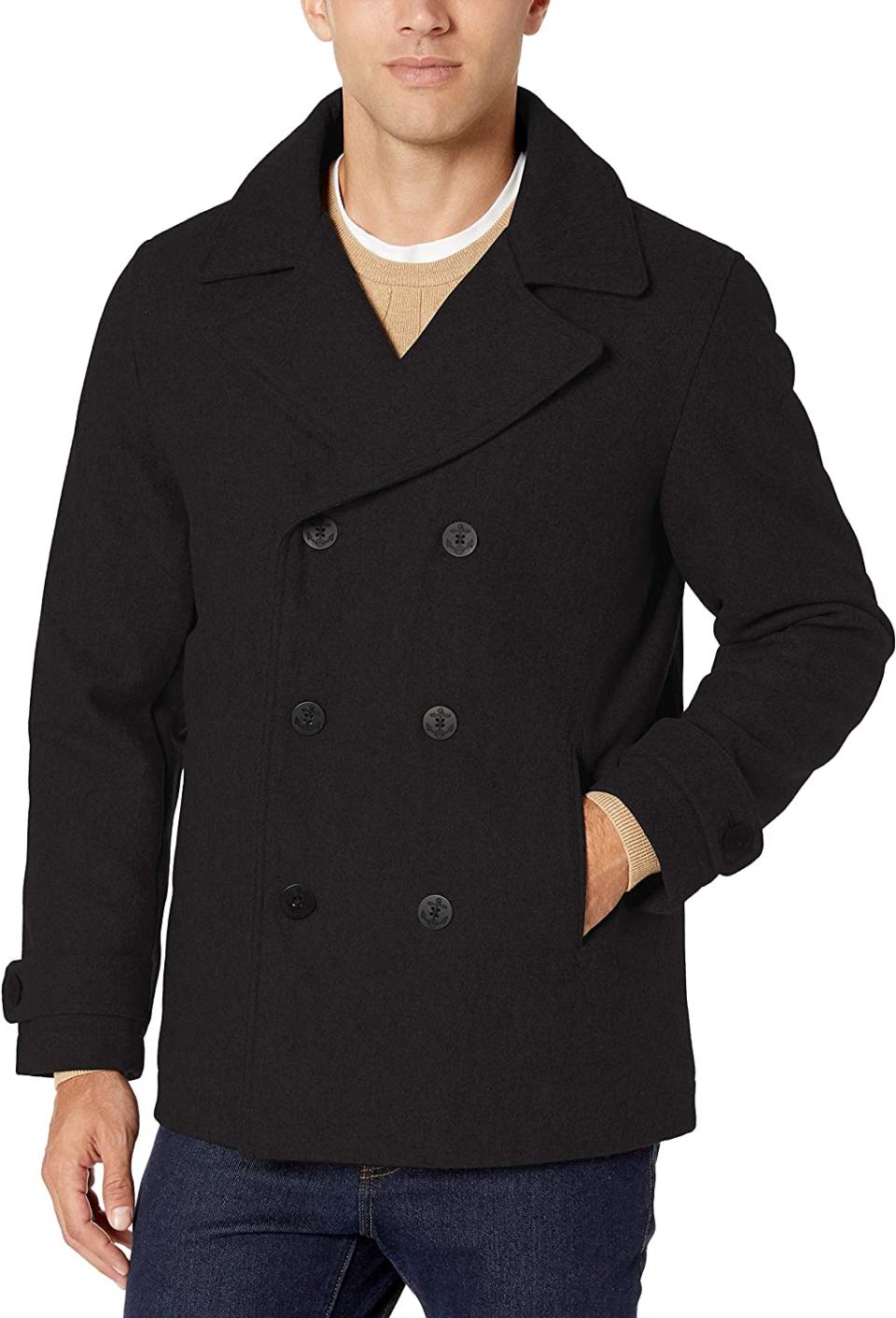 Amazon Essentials men's peacoat