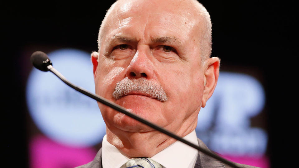 Leigh Matthews wasn’t impressed. (Photo by Darrian Traynor/Getty Images)