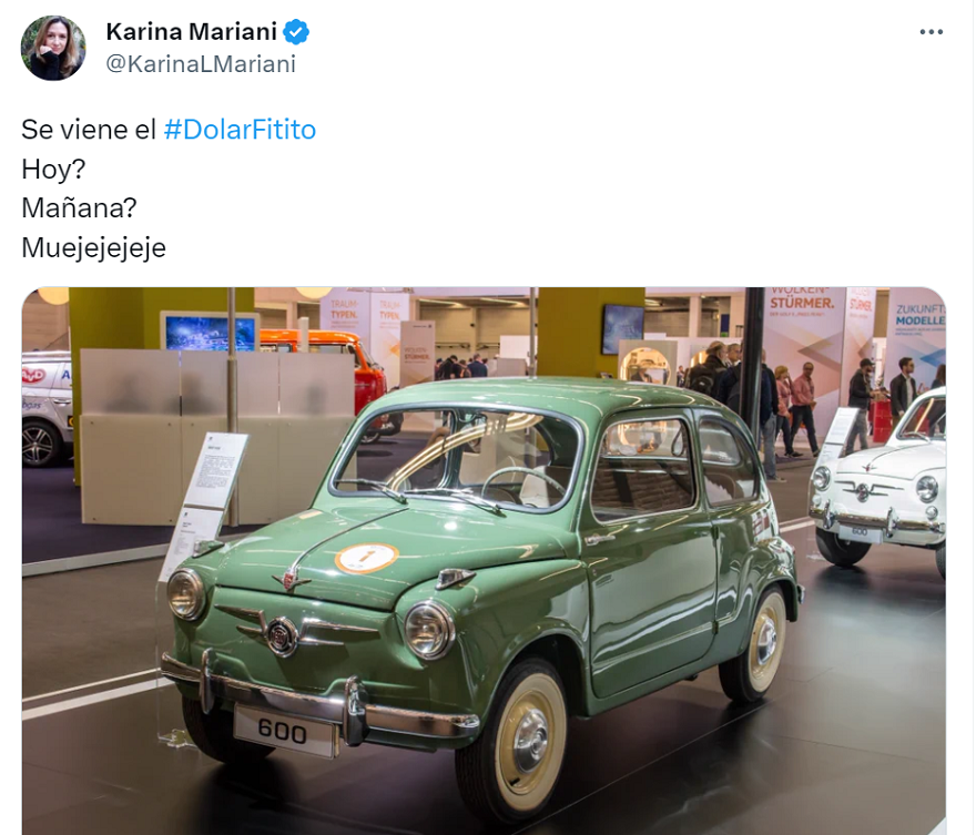 El clásico Fiat 600 fue protagonista en los memes de este lunes 7 de agosto.