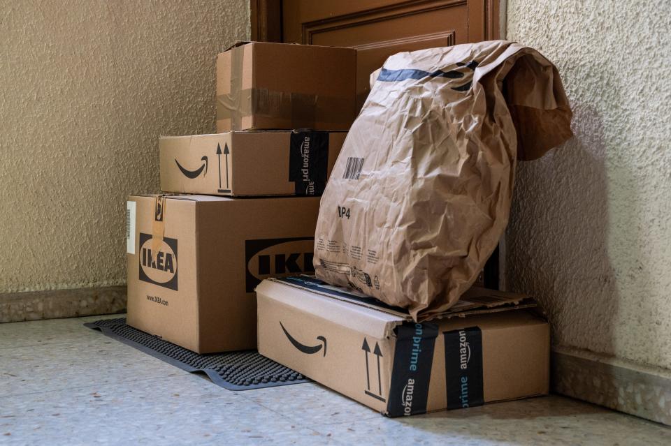 Online purchases from the retail companies, Amazon and IKEA