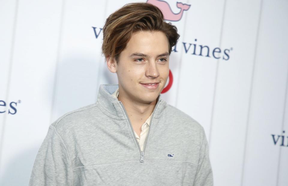 Cole Sprouse channeled his character from Disney's Suit Life on Deck at the Target x Vineyard Vines launch.