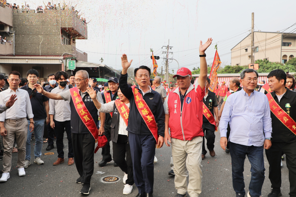 竹崎鄉五村十三庄白杞寮迎觀音請媽祖平安祈福遶境