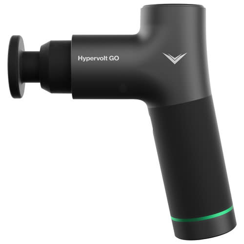 Hyperice Hypervolt GO Percussion Massage Device in black personal massage gun