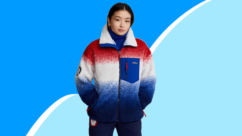 Best Olympics gear: Polo Ralph Lauren Team USA Tie-Dye Fleece Jacket