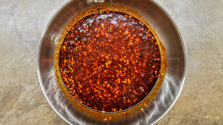 marinade with red pepper flakes