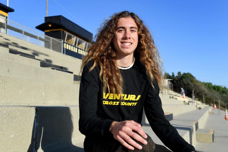 After another strong season in cross country, Anthony Fast Horse will compete for the Ventura track and field team in the spring.