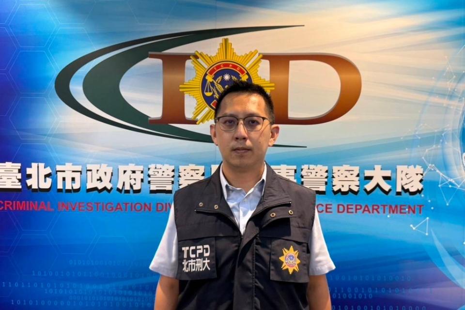 圖說：發言人臺北市刑事警察大隊偵三隊副隊長劉居榮。