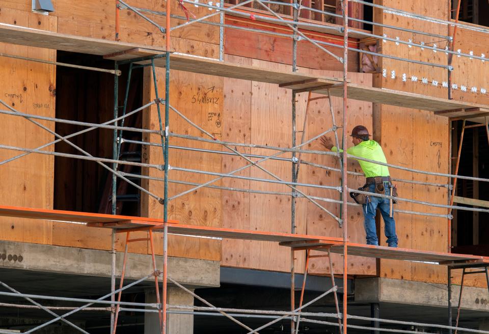 Plans are for a neighborhood grocery and gym operated by America's Got Talent winner Brandon Leake to be located in the Grand View Village affordable housing project on Miner Avenue between San Joaquin and Hunter streets in downtown Stockton.