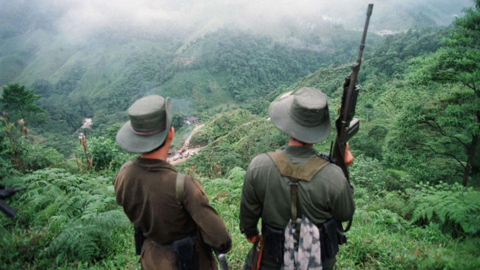 Guerrilleros colombianos