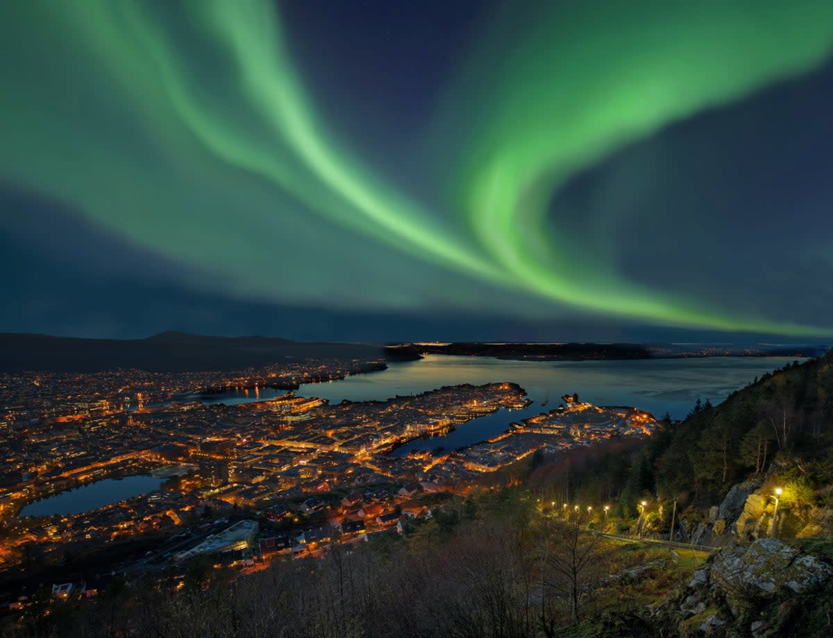 Visitors to Bergen may even get the chance to see the Northern Lights (Getty Images)