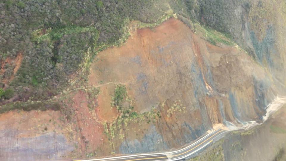 Paul’s Slide, located about 22 miles north of the border between Monterey and San Luis Obispo counties, is one of three major landslides blocking Highway 1.