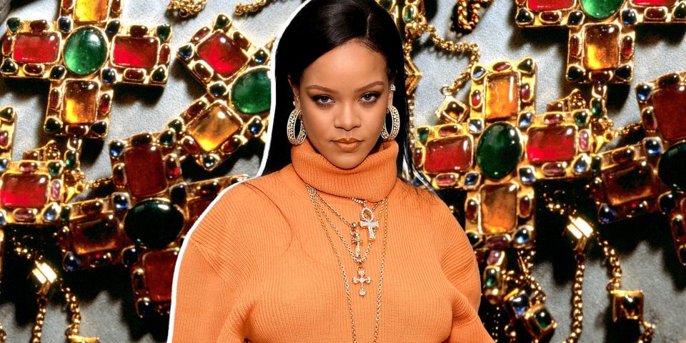 The Powerful Jewelry Story Behind Rihanna's Pregnancy Announcement