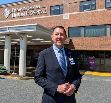 Daniel Wright, MetroWest Medical Center's new chief nursing officer, started on May 31, 2022.