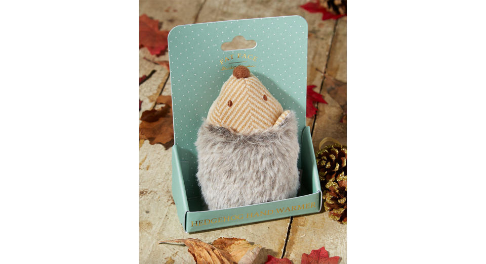 Your coat pocket needs this hedgehog hand warmer. 