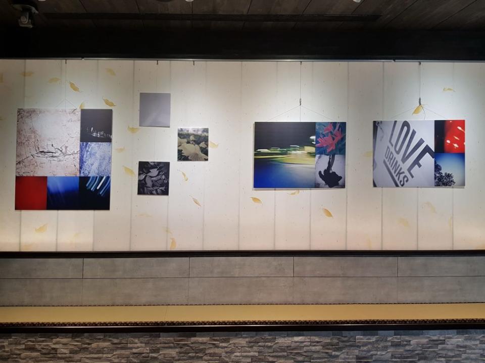佛光山南台別院即日起至四月卅日在青年共學空間舉辦「氳．林郁廷數位影像創作個展」。（南台別院提供）