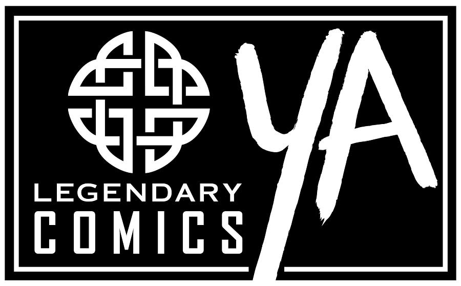 Legendary Comics YA black and white logo