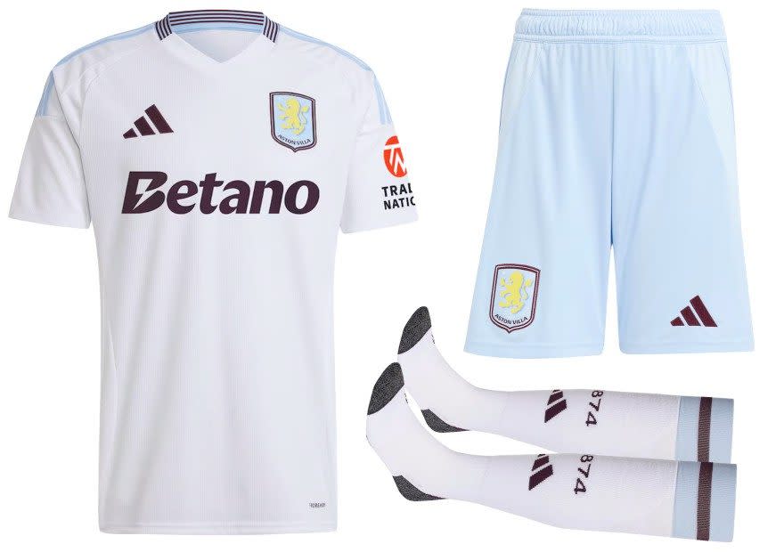 Aston Villa's away kit