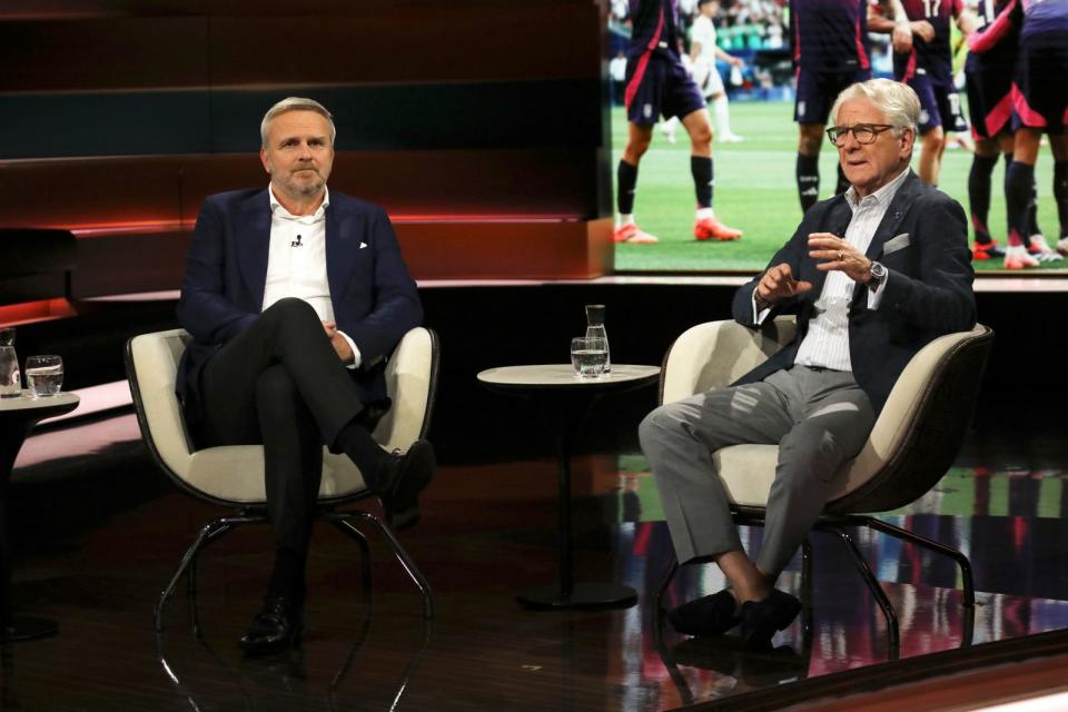 Ex-Nationalspieler Didi Hamann (links) sieht Mannschaften mit besserem Kader bei der EM. Einen Titelgewinn hält er jedoch ebenso für möglich wie Sportjournalist Marcel Reif: 