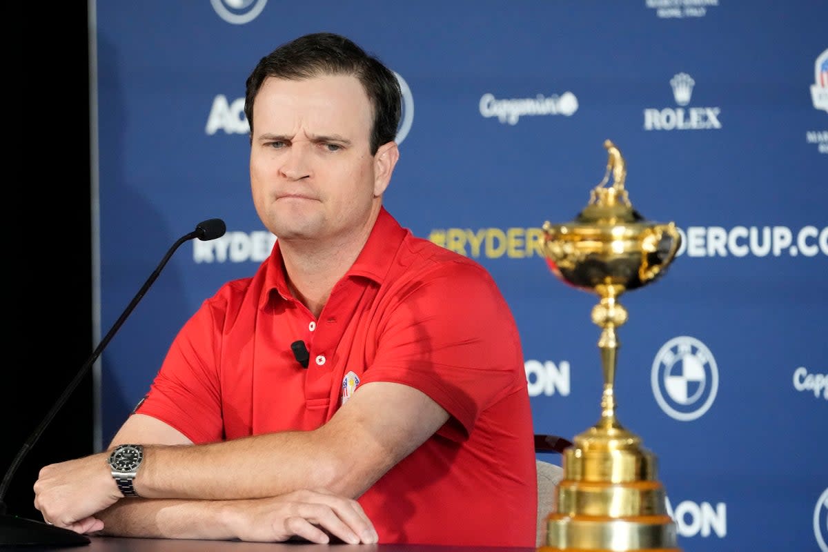 US captain Zach Johnson has his eyes on Ryder Cup glory (AP)
