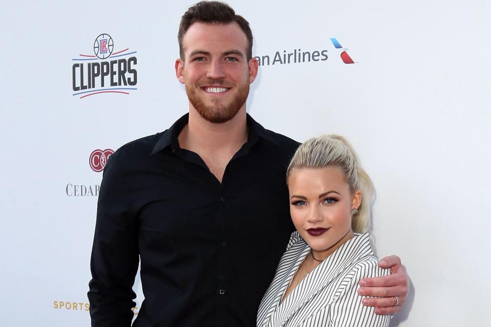 Witney Carson (R) and husband Carson McAllister attend the 31st Annual Cedears-Sinai Sports Spectacular