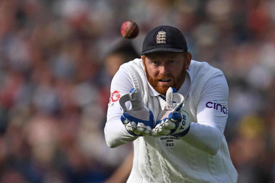Jonny Bairstow has been under fire during the Ashes after making mistakes behind the stumps (AFP via Getty Images)