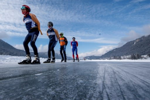 For over two decades, climate change has prevented the Dutch Elfstedentocht ice skating event taking place in the Netherlands, so participants have held it on an Austrian lake instead