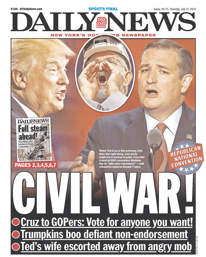 CIVIL WAR! - Daily News