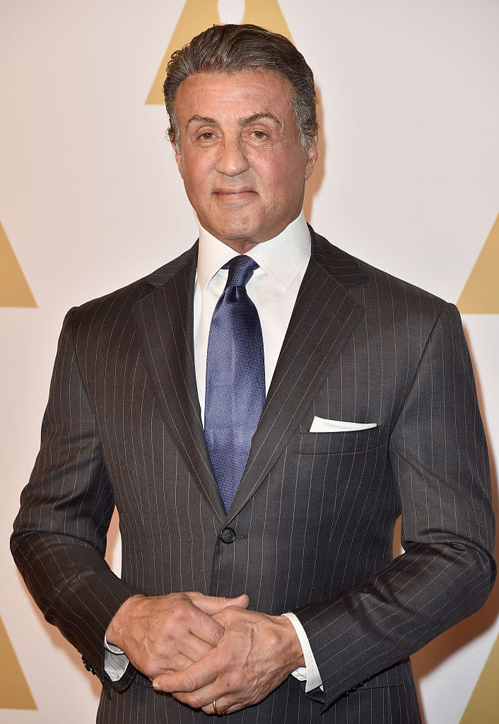 Sylvester Stallone attends the 88th Annual Academy Awards nominee luncheon on Feb. 8, 2016 in L.A. (Photo: Kevin Winter/Getty Images)