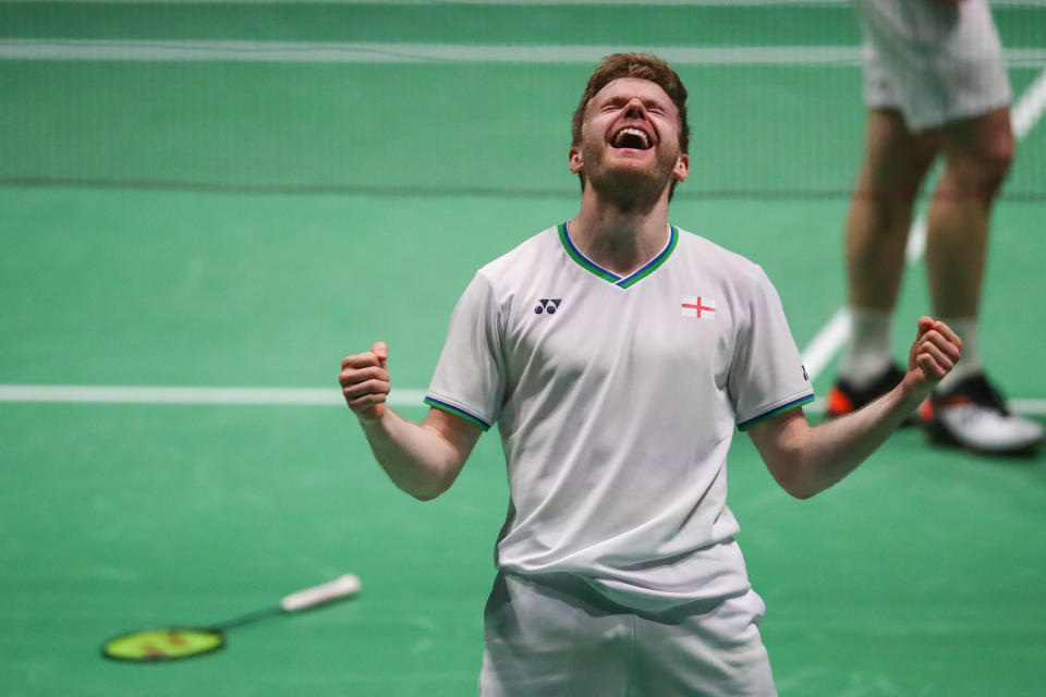 Marcus Ellis was elated as he kept his dream of becoming the first home player to win at the Yonex All England Championships for 15 years alive