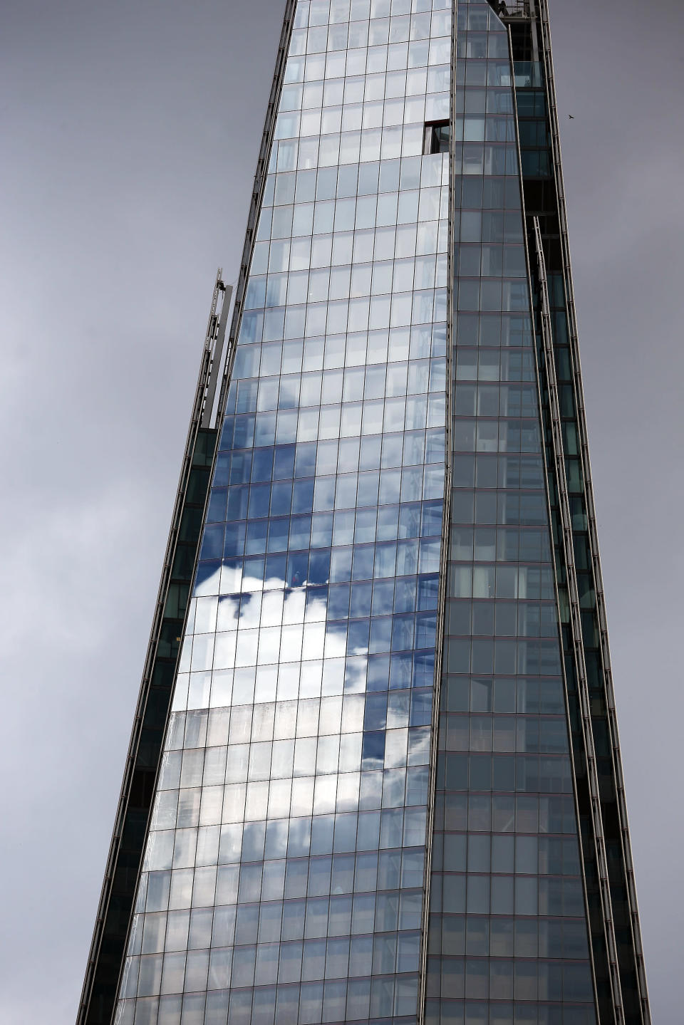 The Shard reflects a cloudy sky on July 5, 2012 in London, England. (Photo by Peter Macdiarmid/Getty Images)