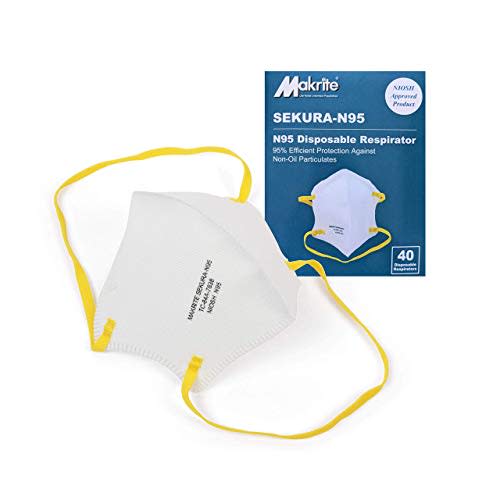 Makrite SEKURA N95 Foldable Particulate Respirator (Amazon / Amazon)