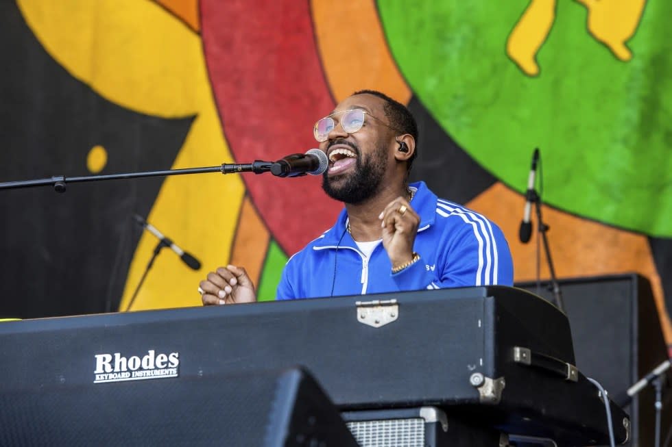 PJ Morton performs at the New Orleans Jazz and Heritage Festival, April 26, 2019, in New Orleans. (Photo by Amy Harris/Invision/AP, File)